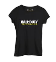 Call of Duty - Infinite Warfare Siyah Kadın Tshirt
