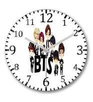 Babylook Kpop Bangtan Boys Bts Team Integrantes Duvar Saati Bombe