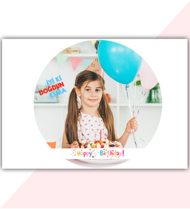 BK Gift Kişiye Özel Resimli Yaş Pasta İçin Baskılı Yenilebilir Şekerli Kağıt  1(Sadece Kağıt)