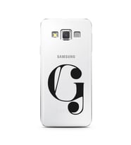 Samsung A3 (2015) Harf Tasarımlı Telefon Kılıfı G-Harfi 