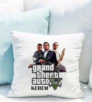 GTA 5 Oyuncu Yastığı Kişiye Özel