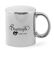 BK Gift Kişiye Özel Mesleki Diyetisyen Krom Kupa Bardak  1