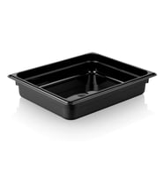 Plastport Kırılmaz Gastronom Küvet - Siyah 1/2-65 (Siyah-Gri)