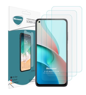 Microsonic Xiaomi Redmi Note 9 5G Screen Protector Nano Glass Cam Ekran Koruyucu (3 Pack)