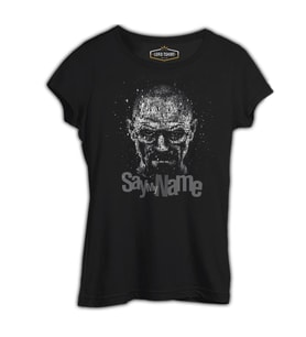 Breaking Bad - Say My Name Siyah Kadın Tshirt