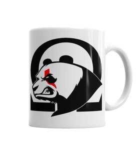 Sevimli Panda Kratos Kupa Bardak Porselen