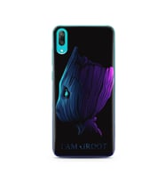 Baby Groot Tasarım Süper Şeffaf Silikon Telefon Kılıfı Huawei Y7 Pro 2019
