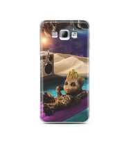 Baby Groot Tasarım Süper Şeffaf Silikon Telefon Kılıfı Samsung A8 (2015)  