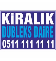 Kiralık Dubleks Daire (Mavi Renk)