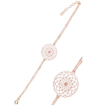Rose Yaşam Çiçeği Model 3 Kadın Gümüş Bileklik GBLYSMCCGM3-ROS 6018649966964