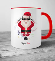 BK Gift Kişiye Özel Noel Baba Kırmızı Kupa Bardak  2