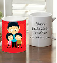 Kişiye Özel Babalar Günü Kupa Bardak