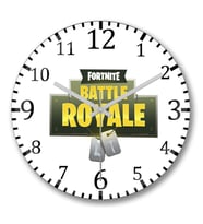 Fortnite Duvar Saati Bombeli Gercek Cam