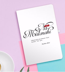 BK Gift Kişiye Özel Mânâ Namütehani Beyaz Defter