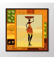Arty Tablo Afrikalı Kadın Tablo (Karışık)