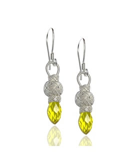 1000 Ayar Kazaziye Bayan Gümüş Küpe