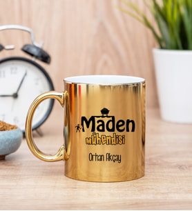 Maden Mühendisi Gold Kupa Bardak