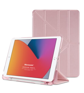 Microsonic Apple iPad 10.2'' 7. Nesil Kılıf (A2197-A2200-A2198) Origami Pencil Rose Gold