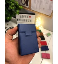 Cigbox Deri Tabaka KISA NORMAL PAKET İÇİN Tabaka Kılıfı Sevgiliye Hediye (2.3x5.5x8.8cm)