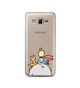 Küçük Prens Tasarım Süper Şeffaf Silikon Telefon Kılıfı Samsung J2 Prime