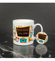 English Teacher Kupa Bardak ve Anahtarlık Set 007