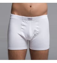 Thermoform Bambu Erkek Şort Beyaz
