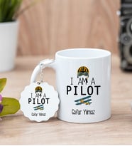 Pilot Kupa Bardak Ve Anahtarlık Set