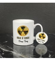 Nükleer Tıp Teknikeri Kupa Bardak ve Anahtarlık Set 003