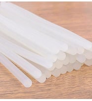 10 Adet - İNCE Mum Silikon Çubuk Sıcak Silikon 7mm X 30cm