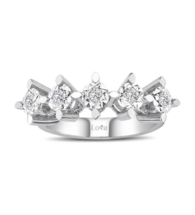 Lova 1,50 Karat Efektli Pırlanta Beştaş Yüzük - 1070106