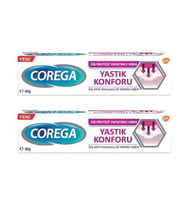 Corega Yapıştırıcı Krem 40gr Yastık Konforu-2 Adet