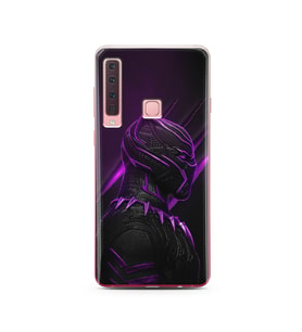 Black Panter Tasarım Süper Şeffaf Silikon Telefon Kılıfı Samsung A9 (2018)  