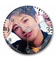 Nct Dream  Renjun  Dnyl Duvar Saati Bombeli Gercek Cam