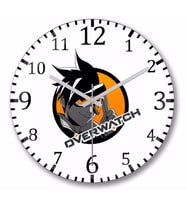 Tracer Overwatch Duvar Saati Bombeli Gercek Cam