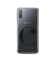 Samsung A7 (2018) Harf Tasarımlı Telefon Kılıfı C-Harfi 