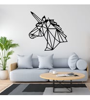 Unicorn Temalı  Ahşap Tablo