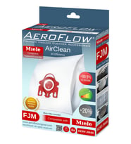 Aeroflow Miele Fjm Tipi Uyumlu Toz Torbası Hyclean 3D (Dörtlü Paket)