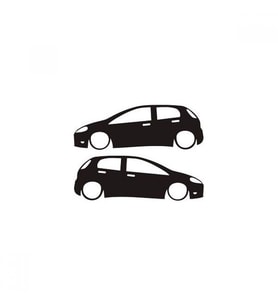 Fiat punto sticker araç Yapıştırma