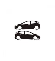 Fiat punto sticker araç Yapıştırma