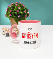 Optisyen Kupa Bardak Pembe