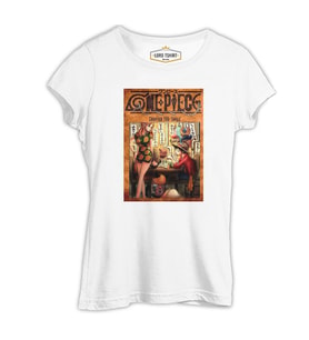 One Piece - Smile Beyaz Kadın Tshirt