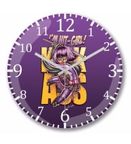 Movie Kick Ass I'm Hit Girl Duvar Saati Bombeli Gercek Cam