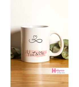 You & Me Sonsuzluk Tasarım Kupa Bardak / Mug