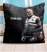 BK Gift Kişiye Özel PUBG Yastık - 12 (Beyaz)