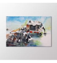 Arty Tablo Suluboya Tekne Tablo (Karışık)