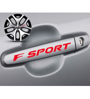 Toyota f kapı Kolu Sport Sticker Yapıştırma 8 Ad