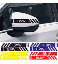 Bmw 4 Serisi ayna sticker etiket şerit - spor tuning görünüm 1pakette 4 renk