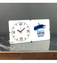 Beden Eğitimi Öğretmeni Ahşap Masa Saati 002