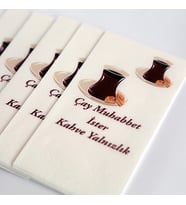 Özel Baskılı Peçete(Çay Muhabbet ister Kahve Yalnızlık) 25 adet