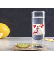 BK Gift Kişiye Özel Renkli Baskılı İsimli Fotoğraflı Vodka Bardağı-28 (Beyaz)